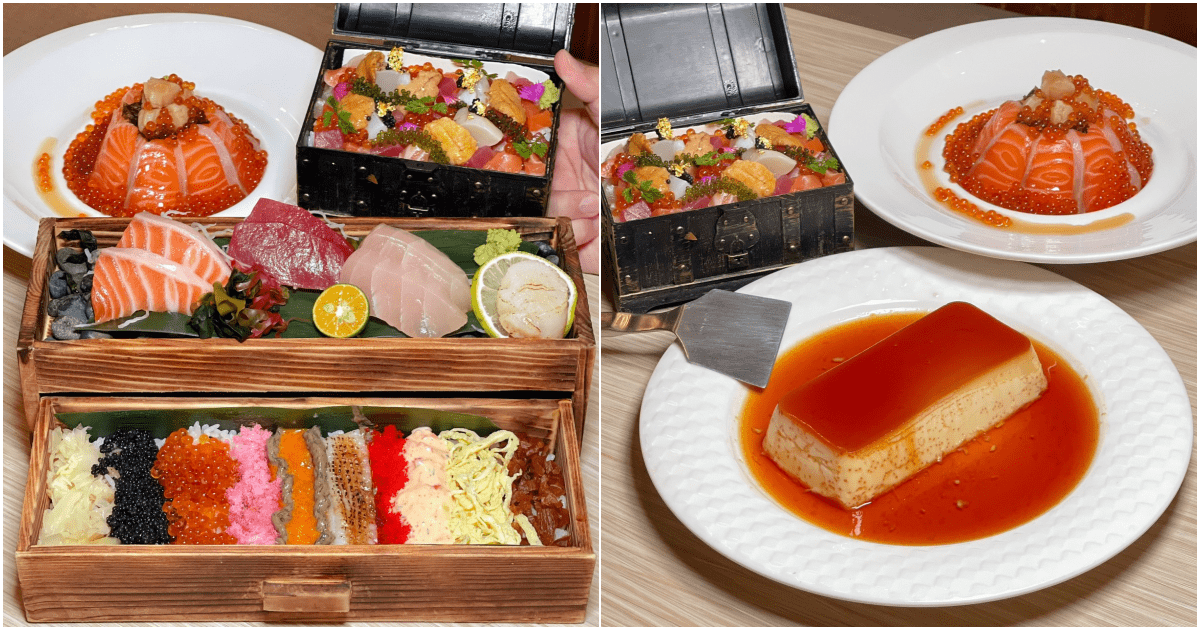 【初幸居食屋】台南超美老屋日本料理，必吃鮭魚卵火山丼、巨大布丁！