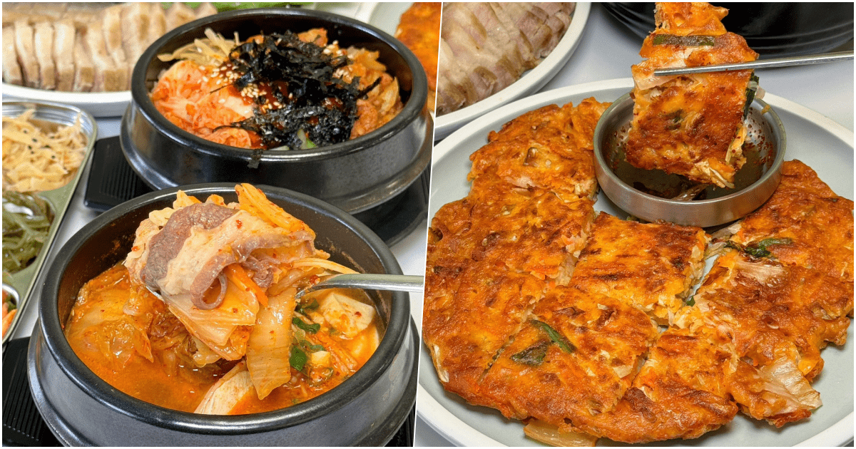 【村佶韓式豬肉湯飯】台南安平韓式料理，美味石鍋拌飯、炸雞、煎餅！