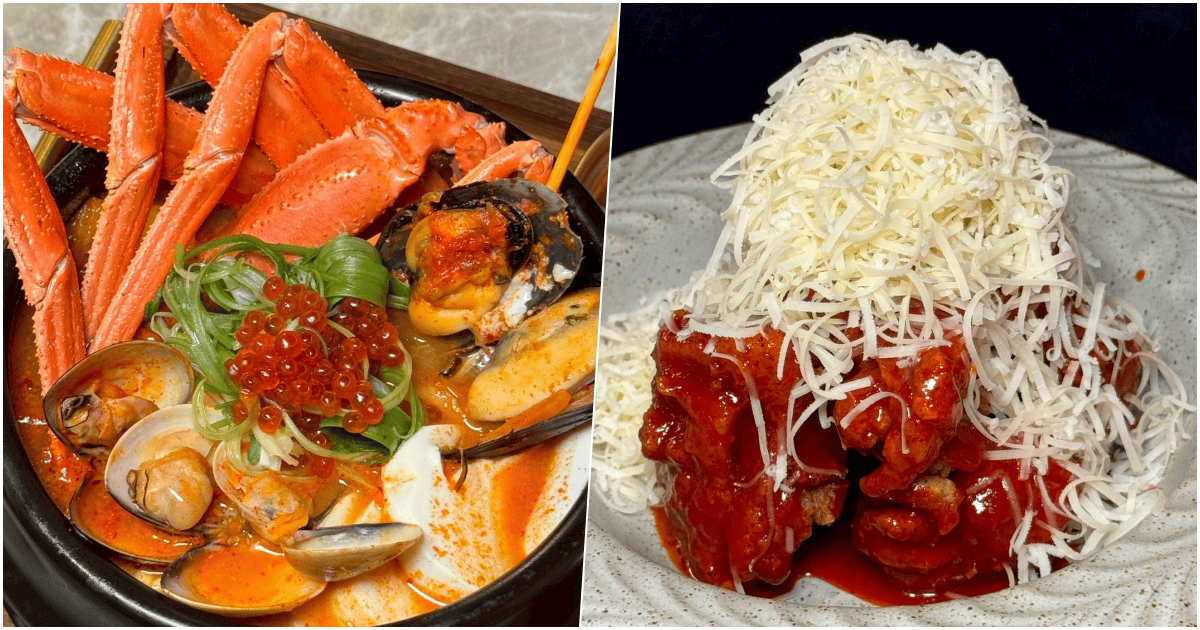 【多初點韓食專門店】高雄文山特區超人氣松葉蟹湯飯、雪花炸雞！菜單